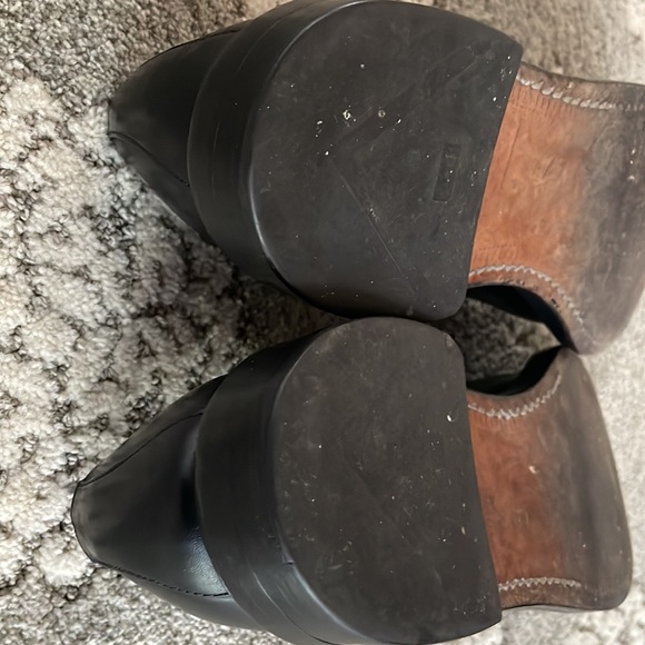 Allen Edmonds 11.5 AA narrow black patent leather Walton split toe dress shoes - Picture 7 of 8